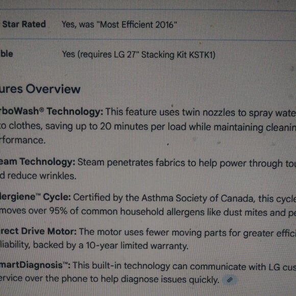 LG Washing Machine - Picture 5 of 6